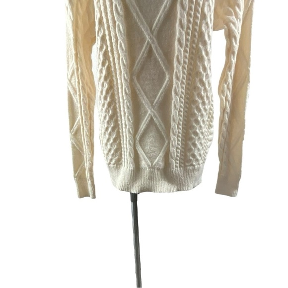 Vamtac Chunky Cable Knit Fisherman Pullover Crew Neck Sweater - Picture 13 of 14